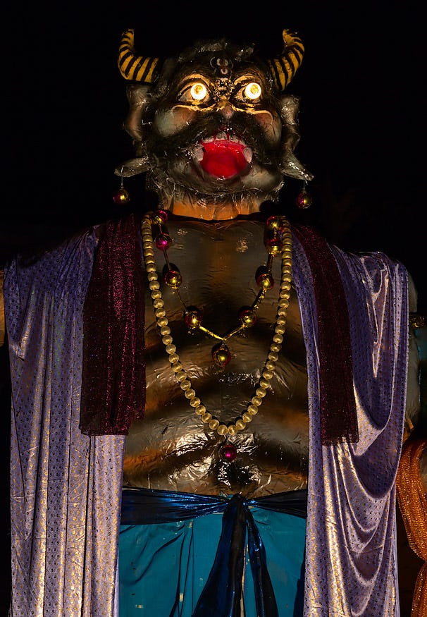 Narkasur in Thivim Narkasur in Thivim