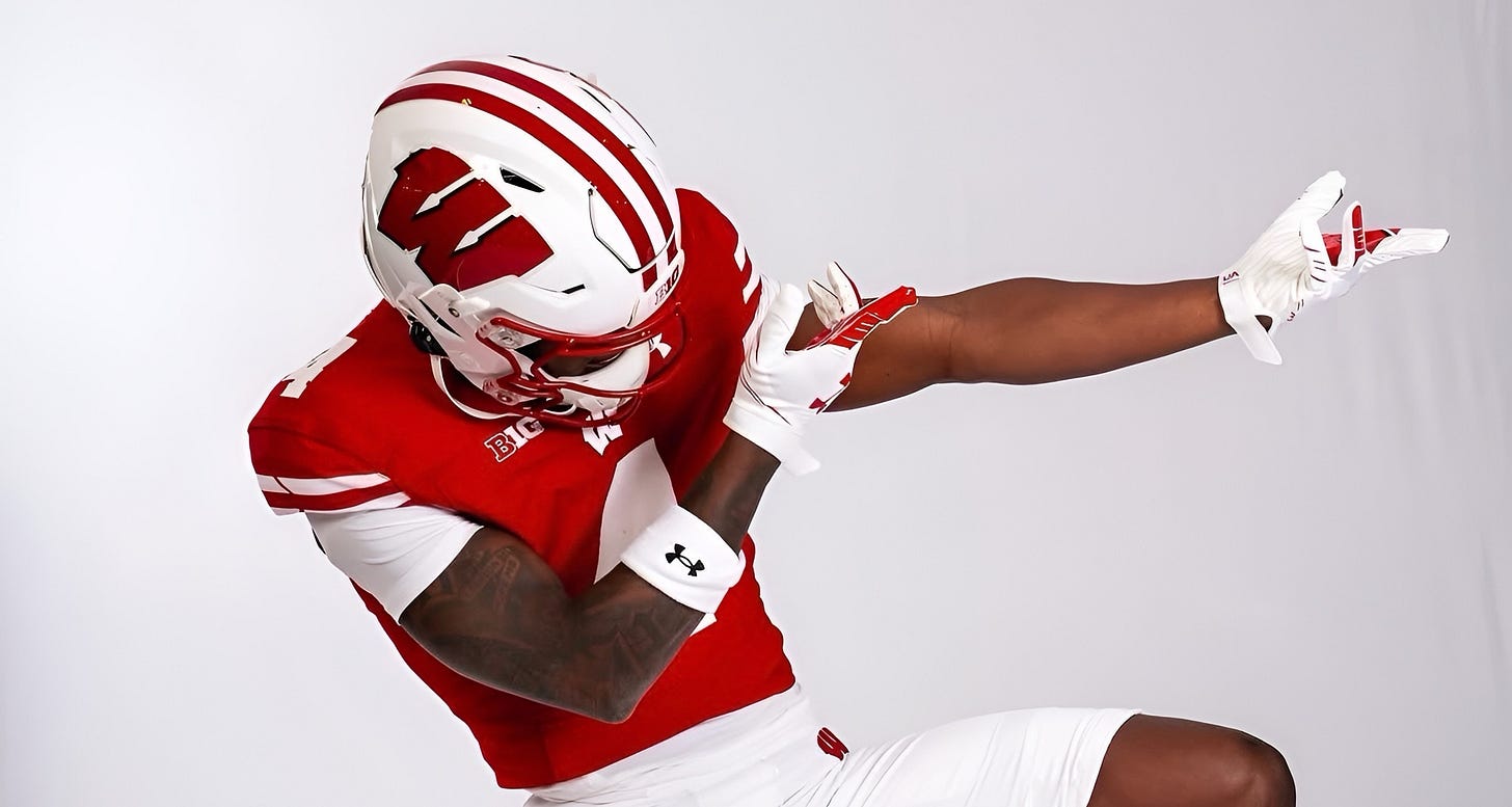 Wisconsin Badgers RB Julius (Juju) Pope.