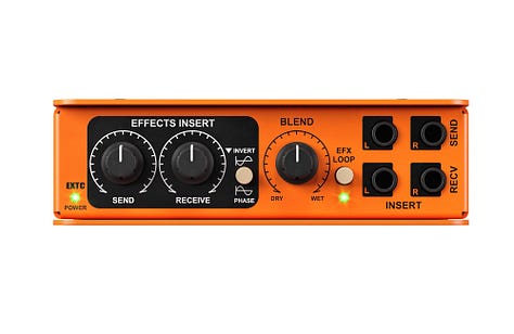  EXTC stereo guitar effects interface