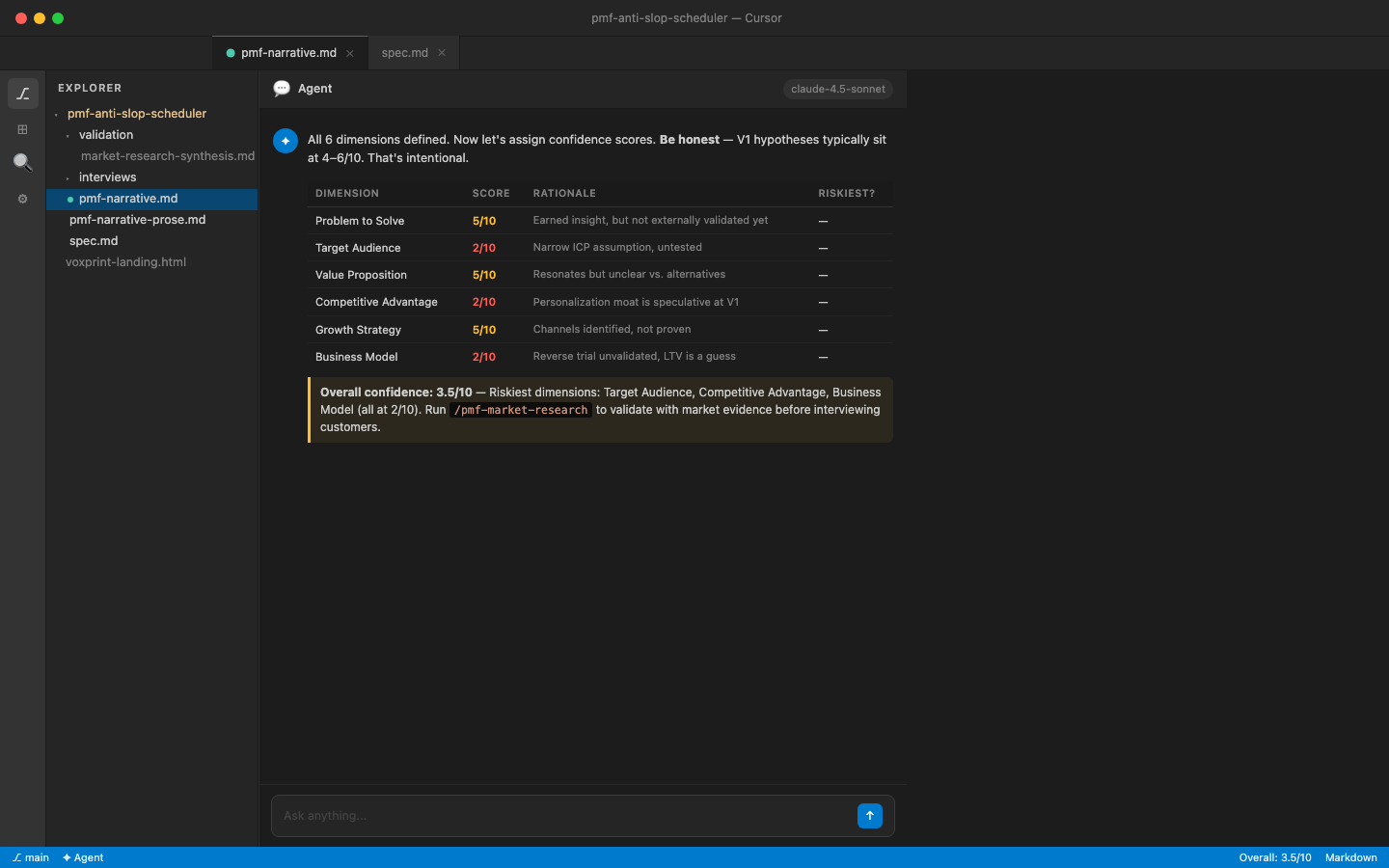 6-dimension confidence scoring table 6-dimension confidence scoring table