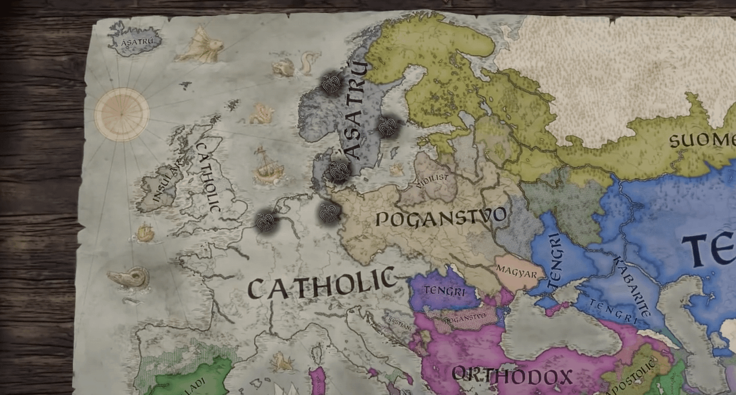 Gorgeous map, but the religious centre markers kind of miss the mark? :  r/paradoxplaza