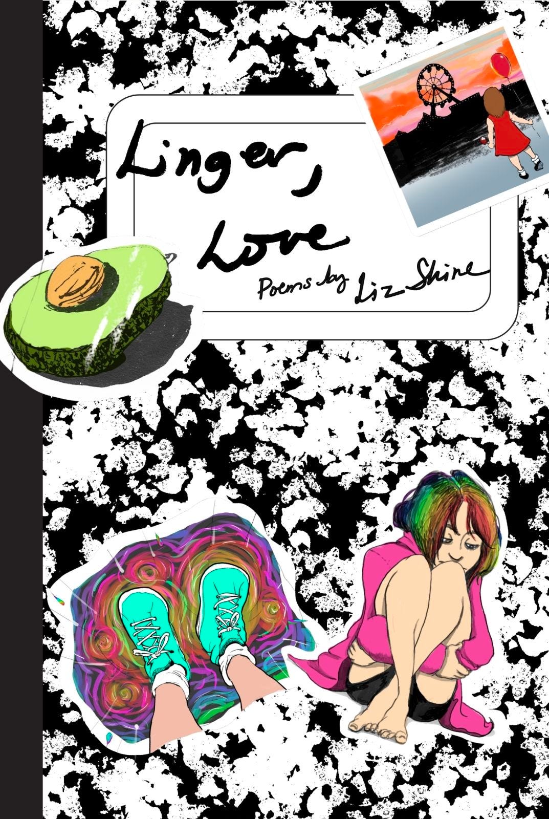 Book cover for poetry book Book cover for poetry book