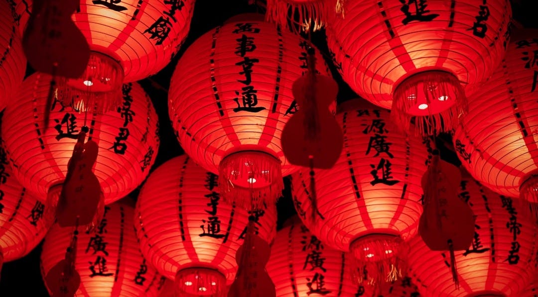 red paper lanterns red paper lanterns