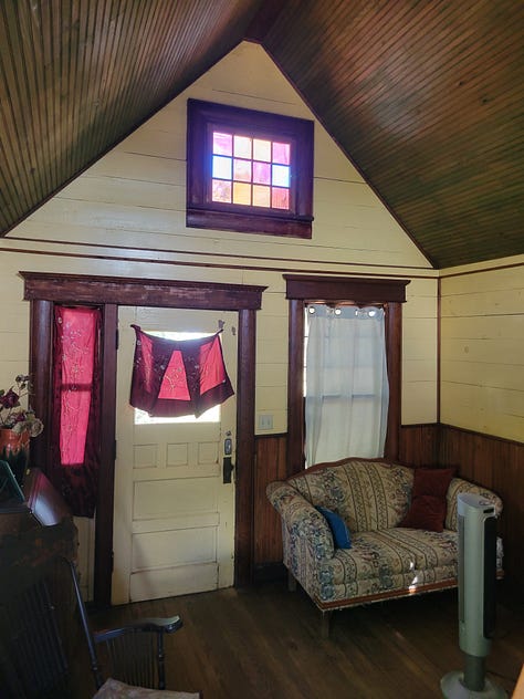 Four houses to possibly choose from to own, maybe live in part-time, full-time, or as a place to escape yet also make money, write off taxes, and savor till you die.