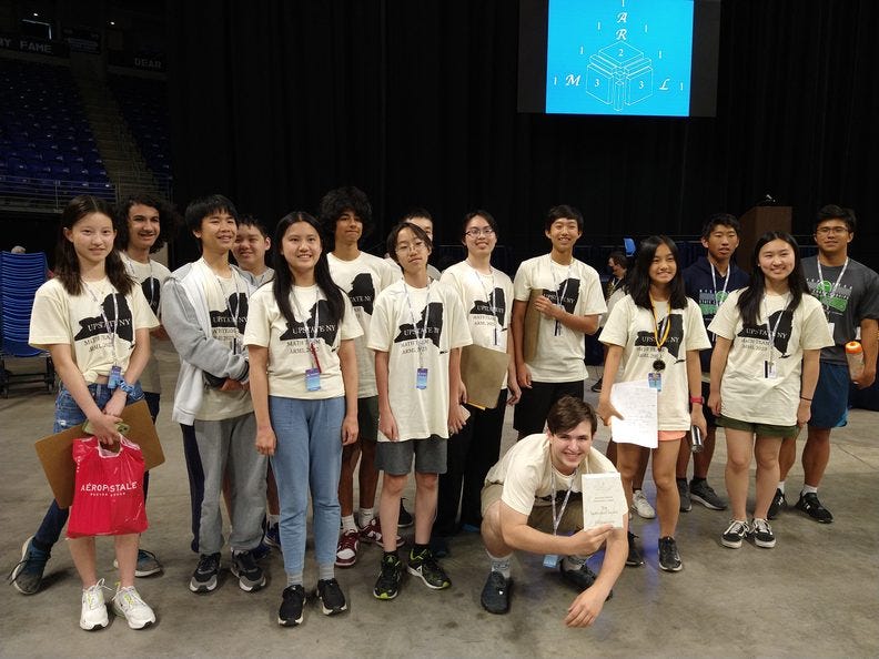 Upstate New York Math Team members