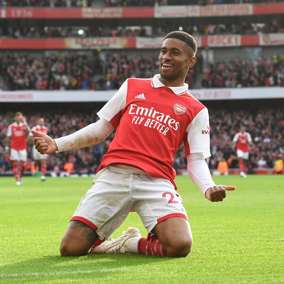 What Reiss Nelson said after his two-goal blitz as Arsenal ...