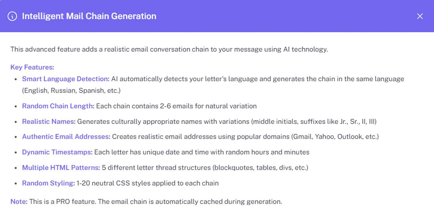 HTMLMIX 10 Automated Fake Thread Interface