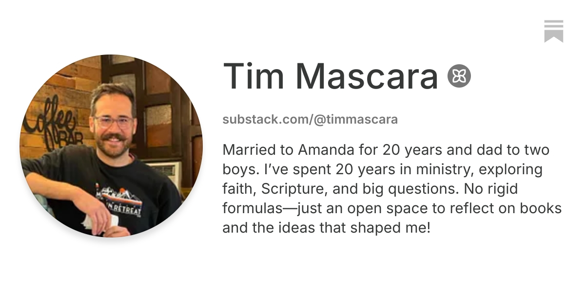 Tim Mascara | Substack