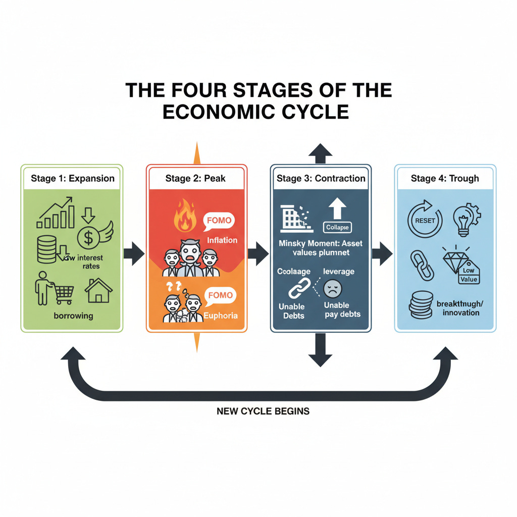 Boom, Peak, Bust, Repeat: Understanding Economic Cycles
