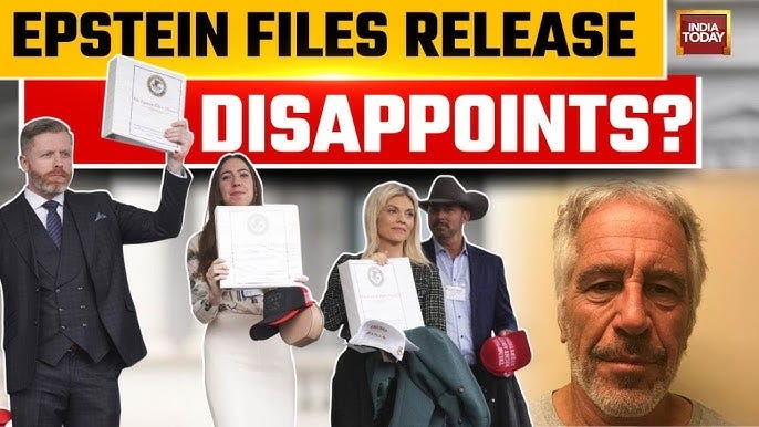 Jeffrey Epstein Files Release Disappoints, Pam Bondi Accuses FBI Of  Withholding Documents