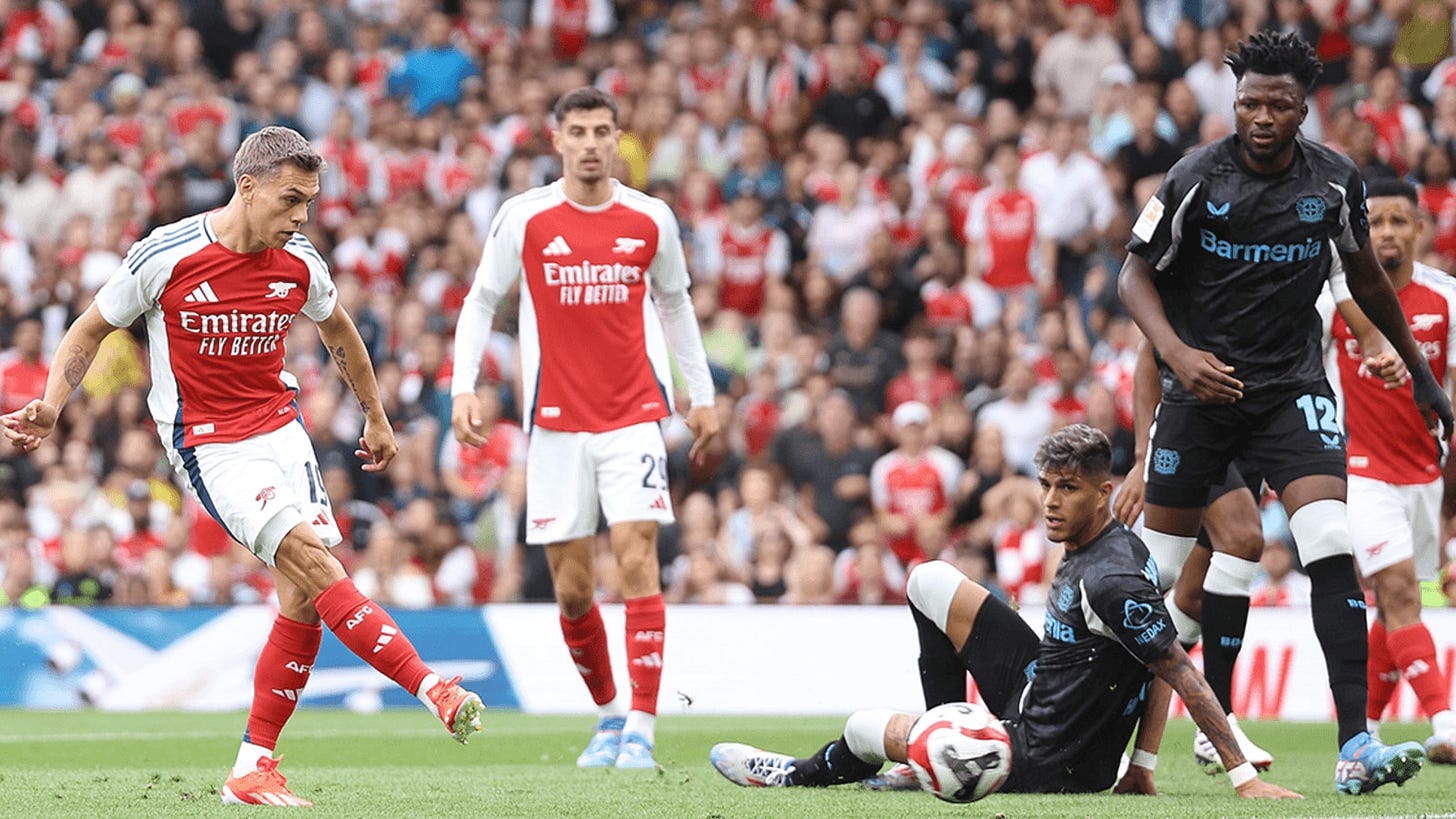 Arsenal 4 - 1 Bayer 04 Leverkusen - Match Report | Arsenal.com Arsenal 4 - 1 Bayer 04 Leverkusen - Match Report | Arsenal.com