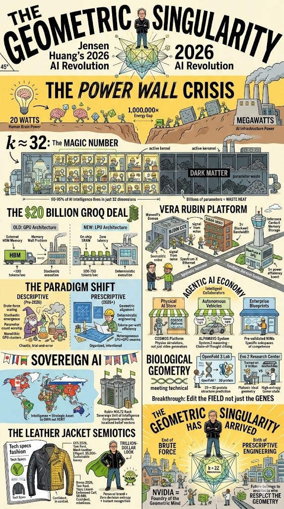 The Geometric Singularity: A Unified Strategic Analysis of NVIDIA’s 2026 Epistemological Pivot