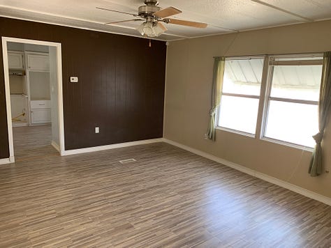 After Mobile Home Rehab Photos