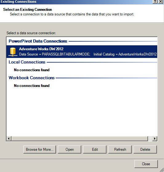 powerpivot select a connection to a data source that contains the data you want to import powerpivot select a connection to a data source that contains the data you want to import