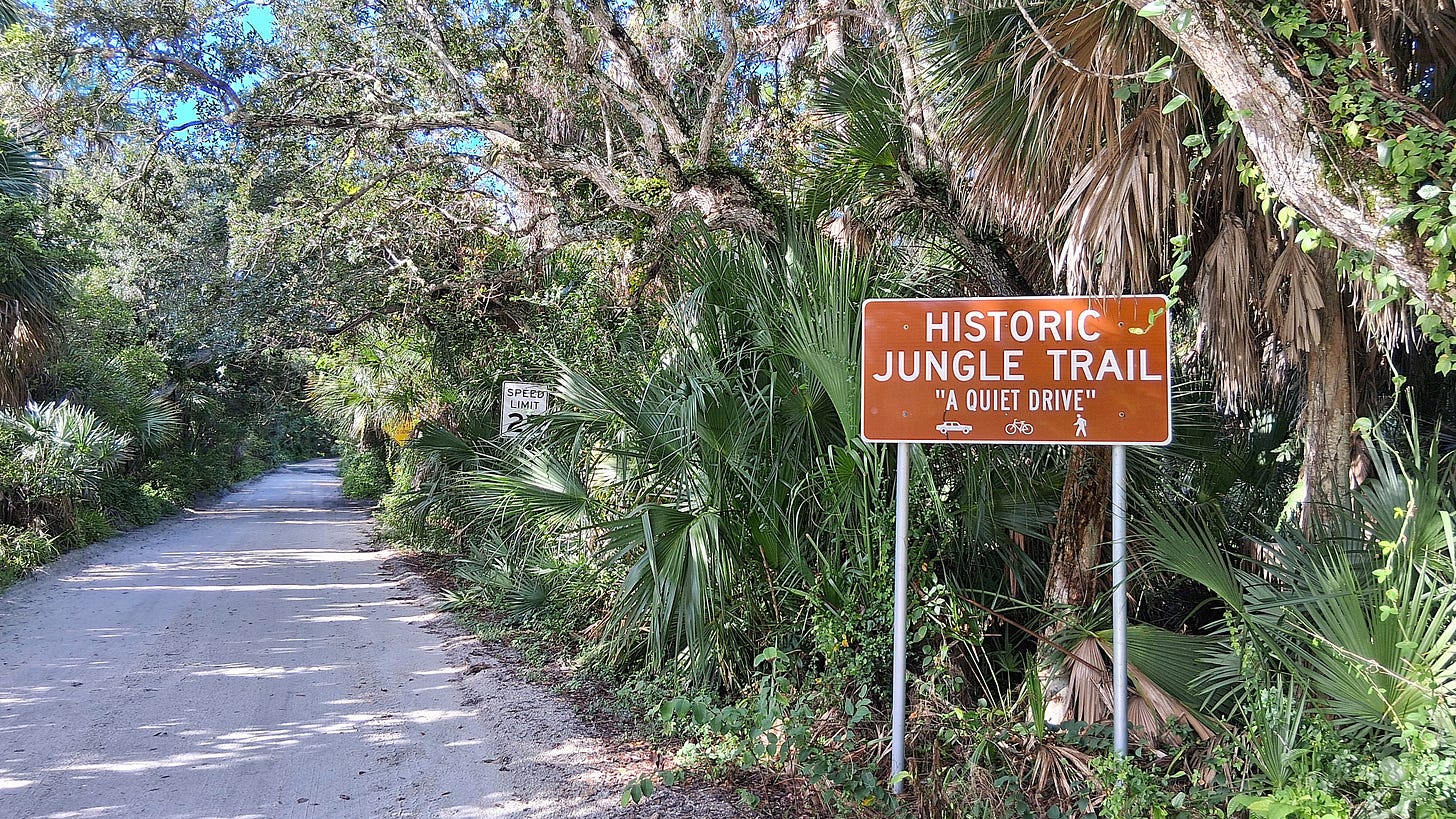 The Historic Jungle Trail, Florida