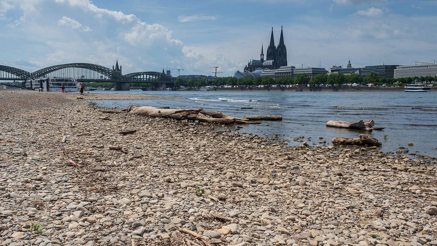 Europe is facing a drought of historic proportions