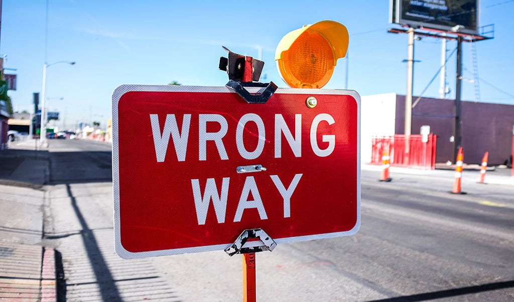 All About Wrong Way Sign | Road Signs Library - Driving Test Pro