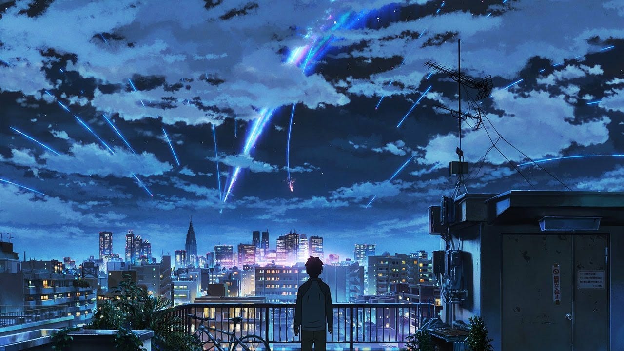 Beautiful Anime Scenery【AMV】- Toui Sora He 1080p [HD] - YouTube