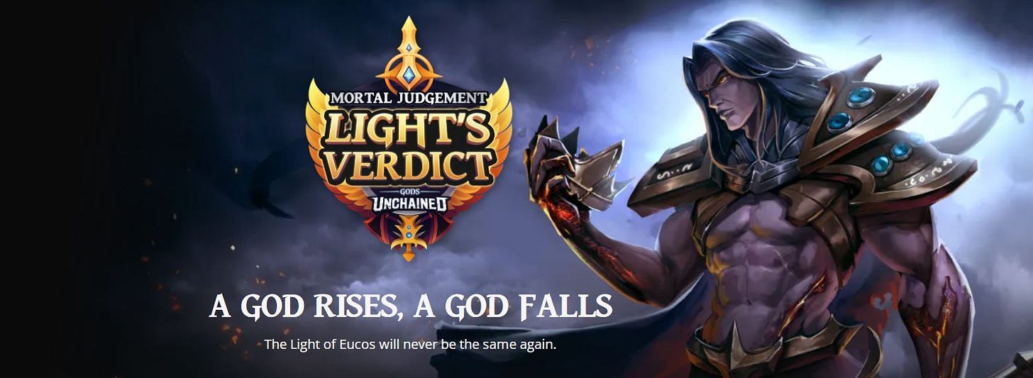Gods Unchained Reveals Light’s Verdict Mini-Set