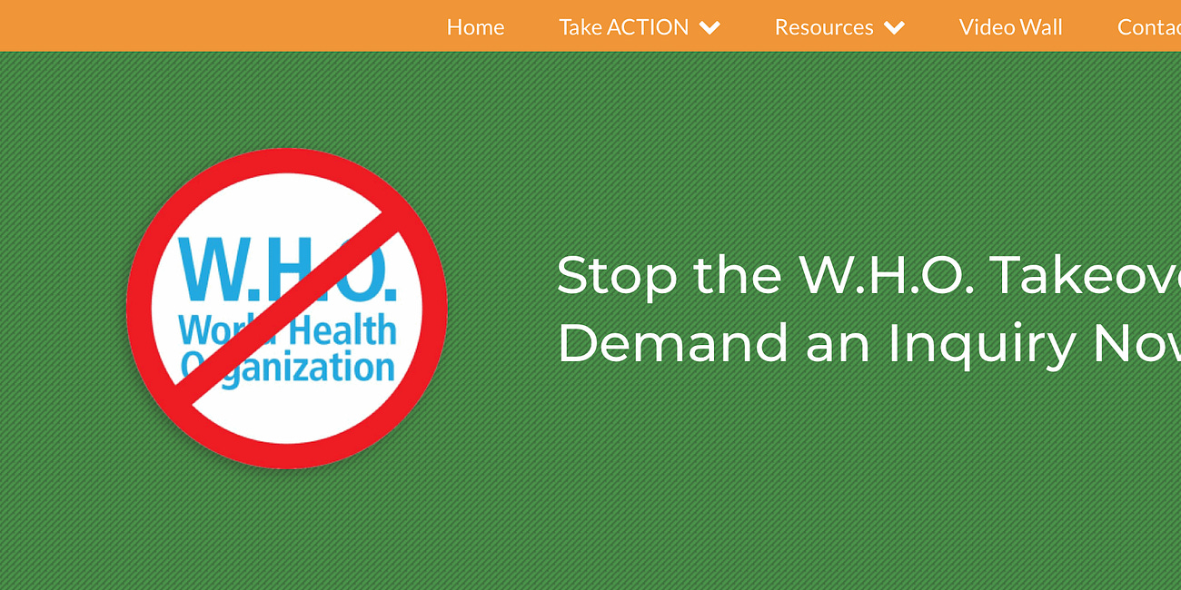 Demand an Inquiry Now. NO TO THE WHO