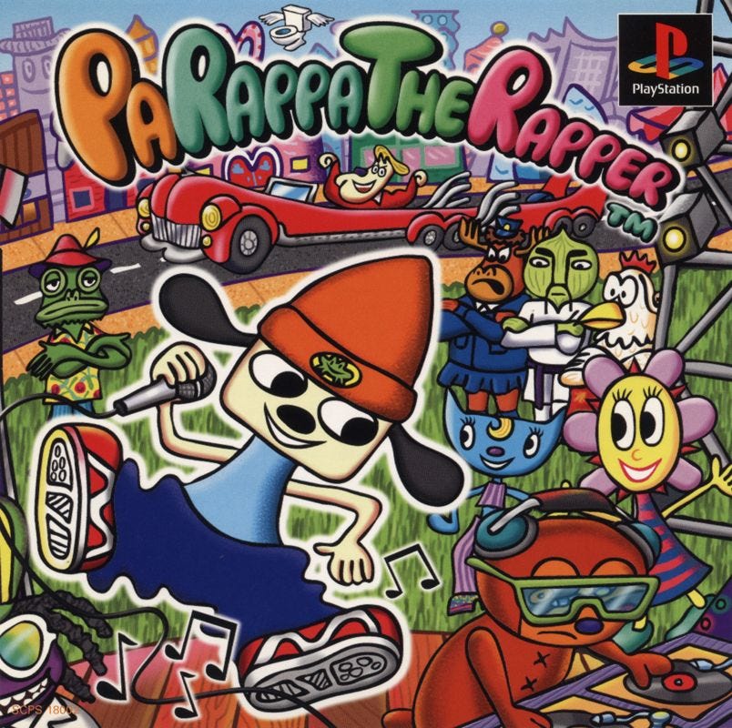 Front Cover for PaRappa the Rapper (PlayStation)