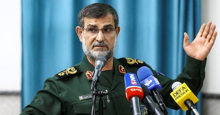 IRGC Navy Chief Warns Against Foreign Presence In Persian Gulf - Iran Front  Page