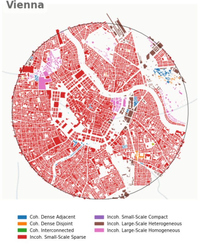 Mapping Vienna’s Urban Fabric - Urban Form Visualization in Python - PT2