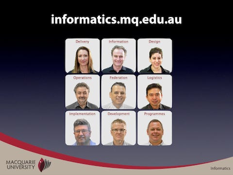State of Informatics presentation poster