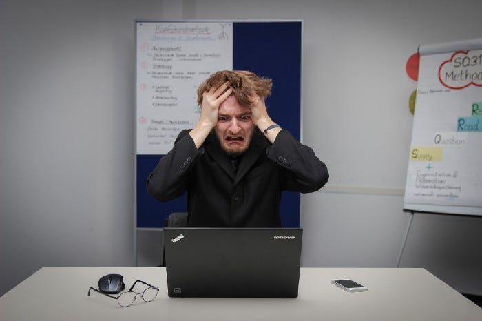 Job search frustration