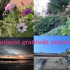 Animist Gratitude Prayers