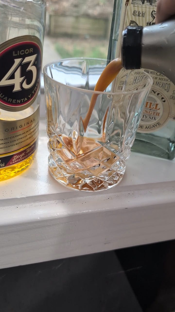 Mexican Carajillo from the post we wrote about it earlier this spring check it out at the link below.