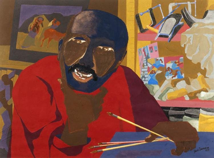 Self-portrait, 1977 - Jacob Lawrence