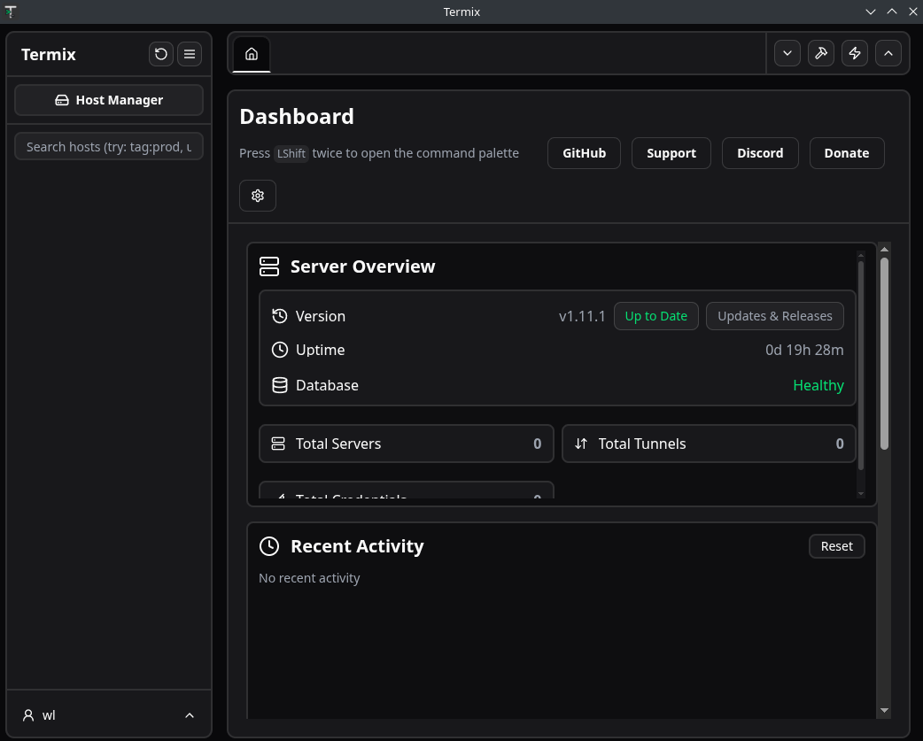 Termix: A free open-source self-hosted SSH client