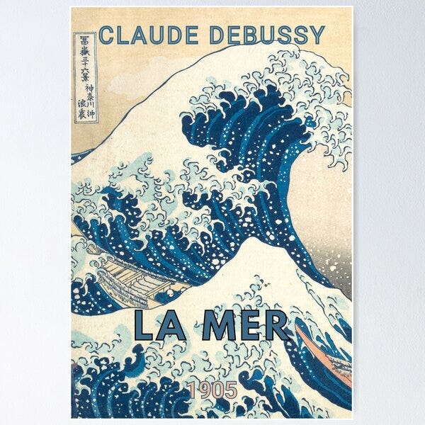 "Debussy - LA MER" Poster for Sale by Musicianst0re