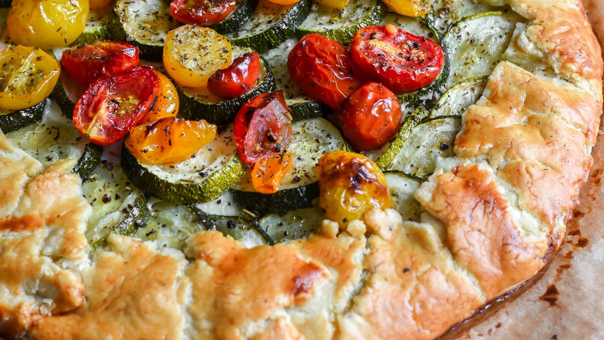 Zucchini Ricotta Galette - by Audrey Le Goff