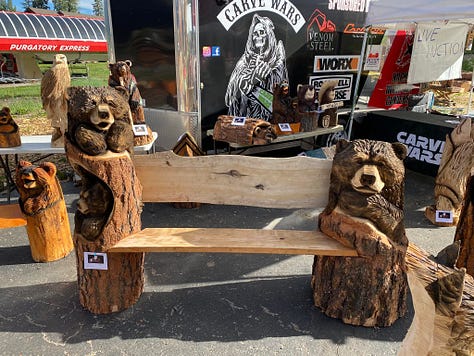 Colorado wood carving competition photos