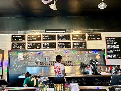 beer, plants, taproom