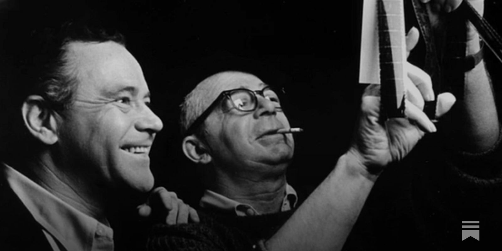 Billy Wilder and Jack Lemmon - by Chris Stanton