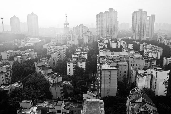 Haze in Shenzen, China. Haze in Shenzen, China.