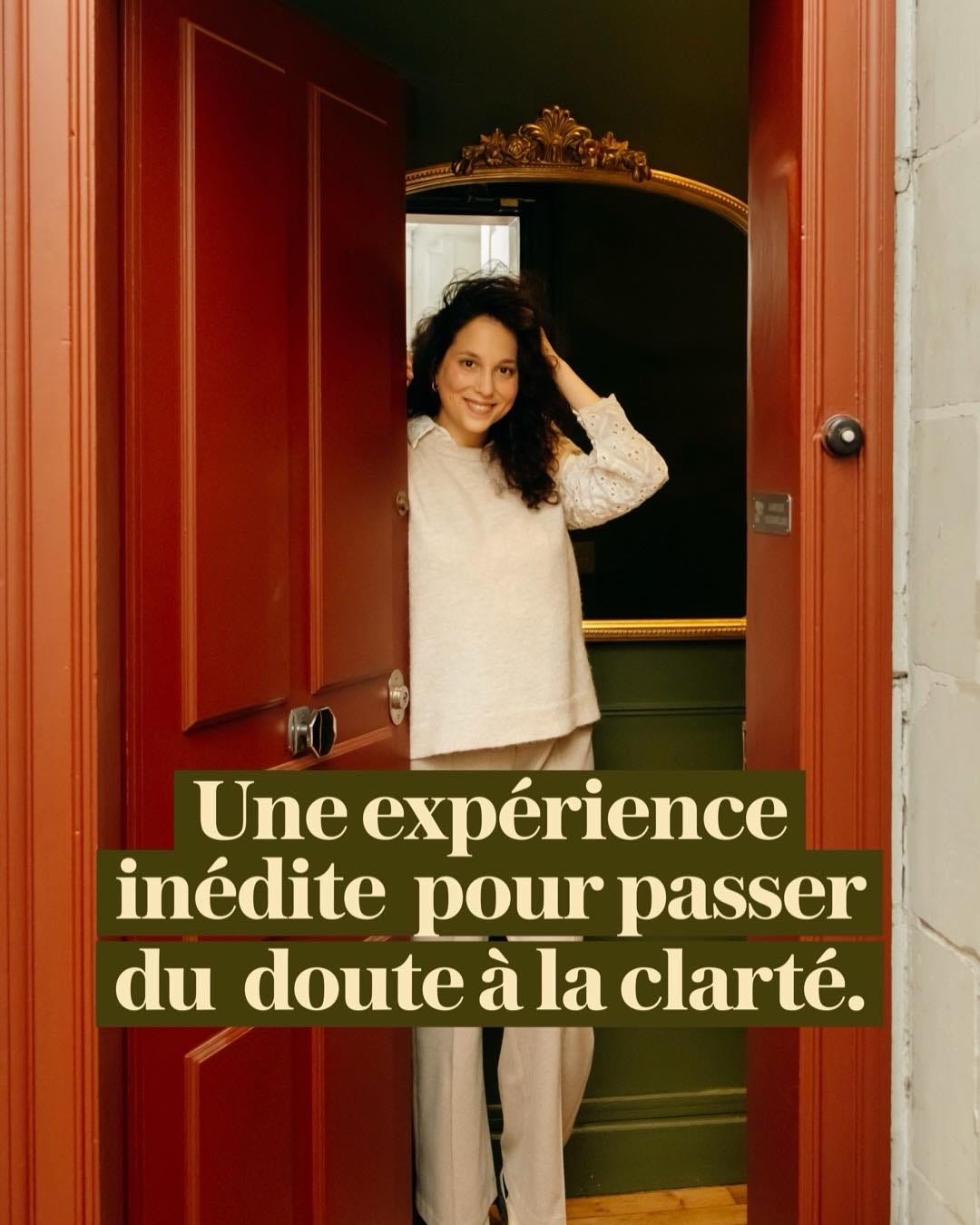 Peut être une image de texte qui dit ’Une expérience inédite pour passer du doute douteàlaclarté. à la clarté.’ Peut être une image de texte qui dit ’Une expérience inédite pour passer du doute douteàlaclarté. à la clarté.’