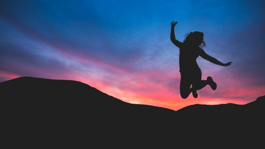 A girl enjoying financial freedom A girl enjoying financial freedom