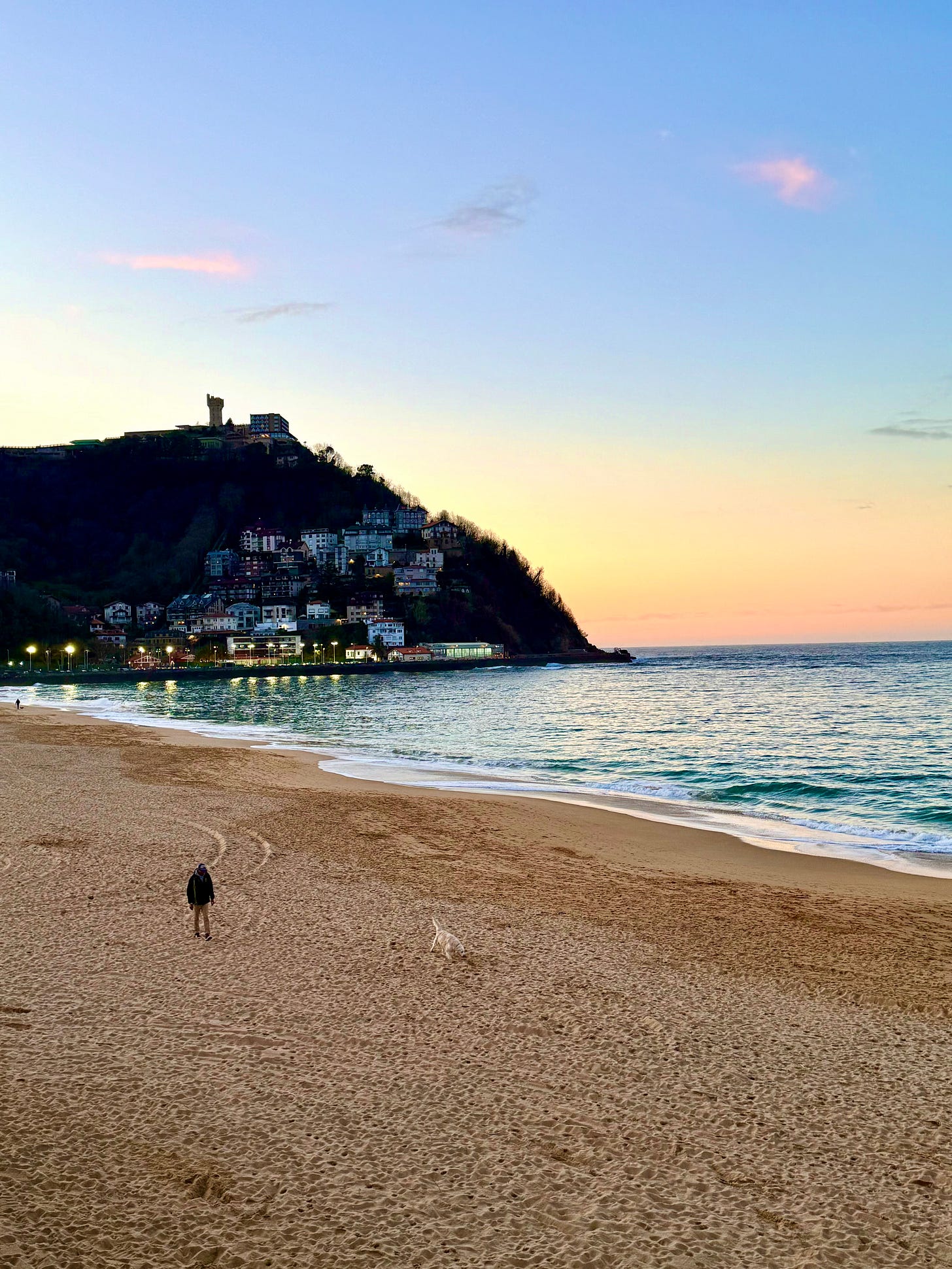 Sunset at La Concha Beach