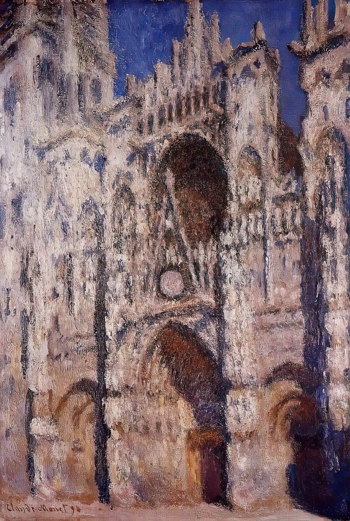 Claude Monet's paintings of the Rouen Cathedral