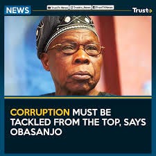 Trust TV | Former Nigerian President Olusegun Obasanjo emphasized that the  fight against corruption must begin with leadership to be effective.... |  Instagram