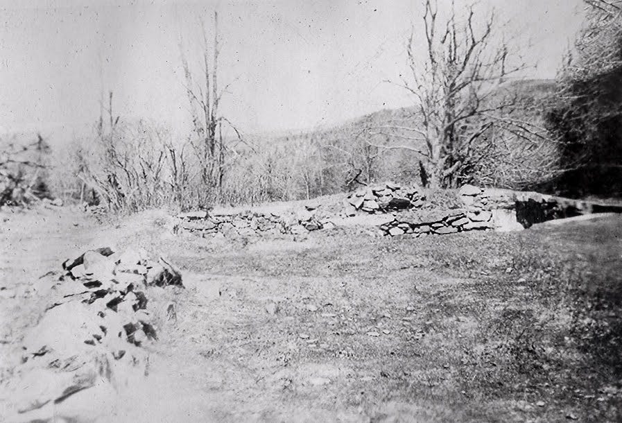 cellar hole for Wapack Lodge