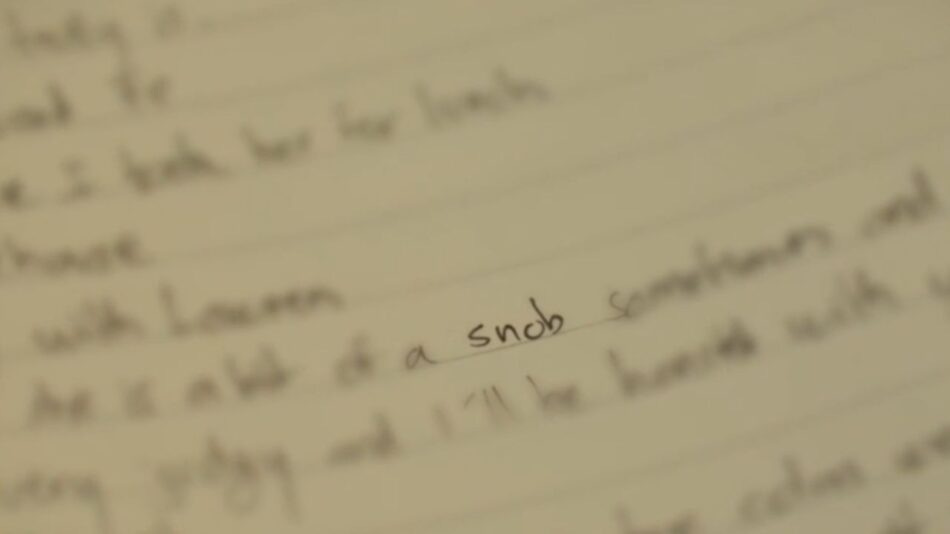 Paui's letter to carina calling her a snob on MAFS. 