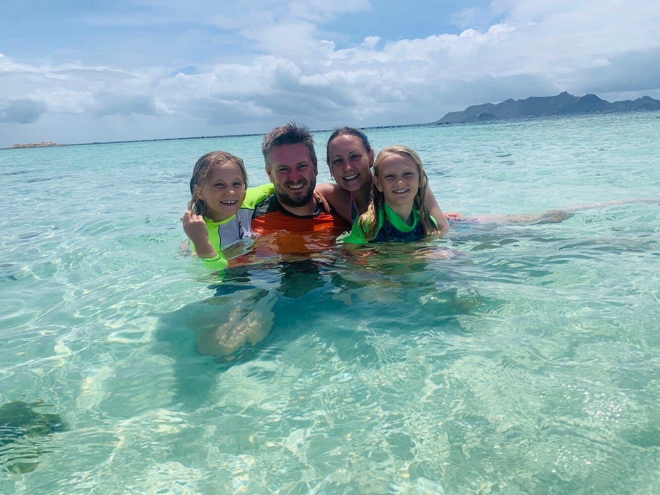 Swimming in Tobago Cays - Lauren Hill