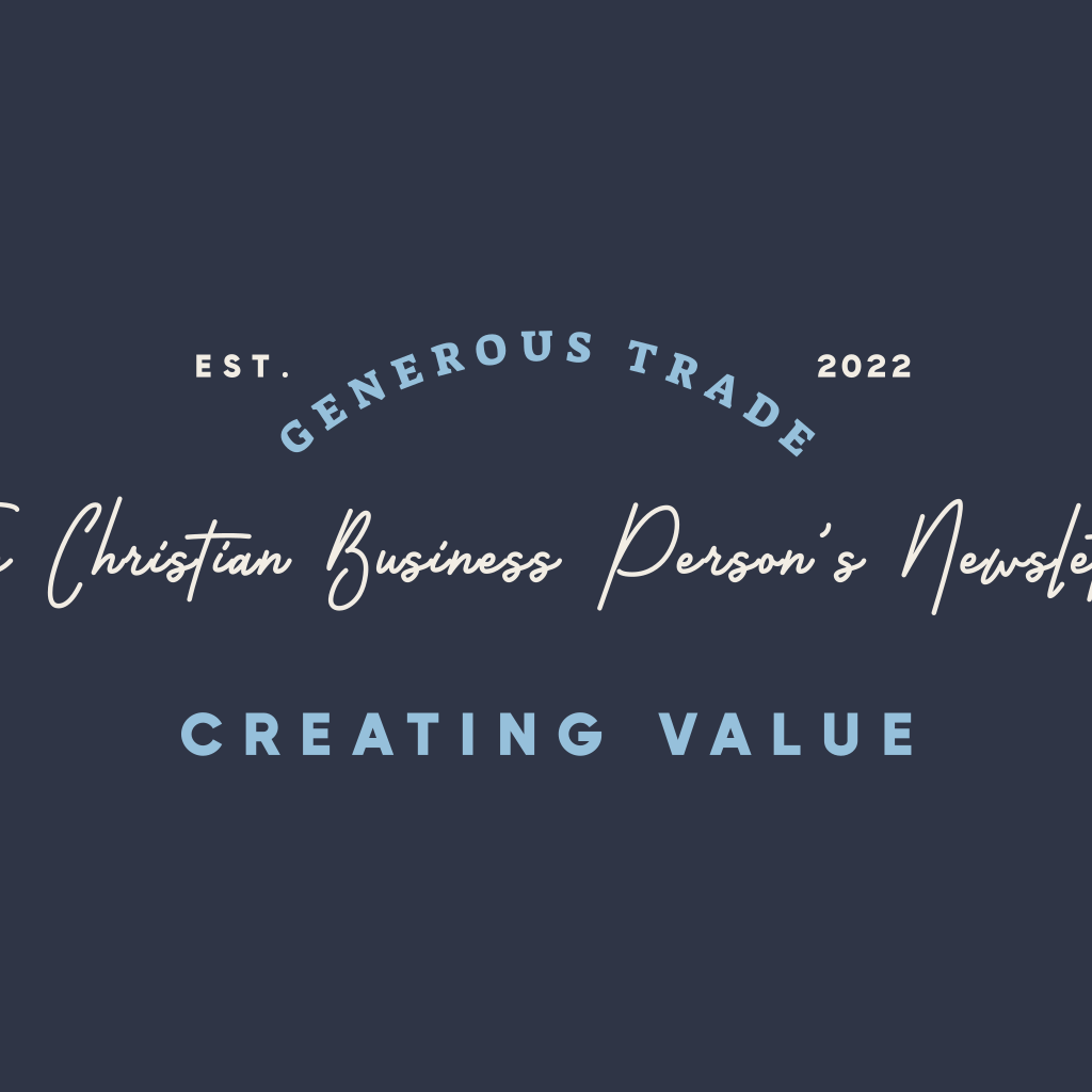 The Christian Business Person’s Newsletter 