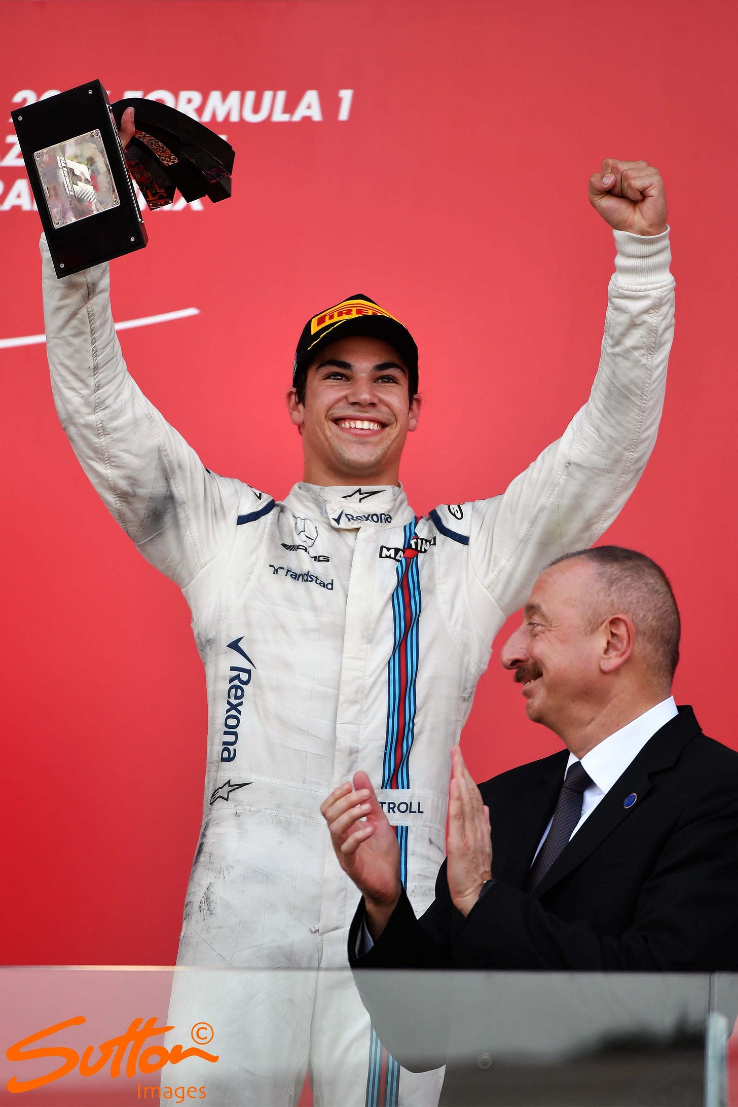 Getty Images Motorsport على X: "Lance Stroll finishes on the podium in 3rd  position after an amazing race at the Azerbaijan Grand Prix in Baku #f1  #BakuGP #LanceStroll https://t.co/hZbheIPQu4" / X