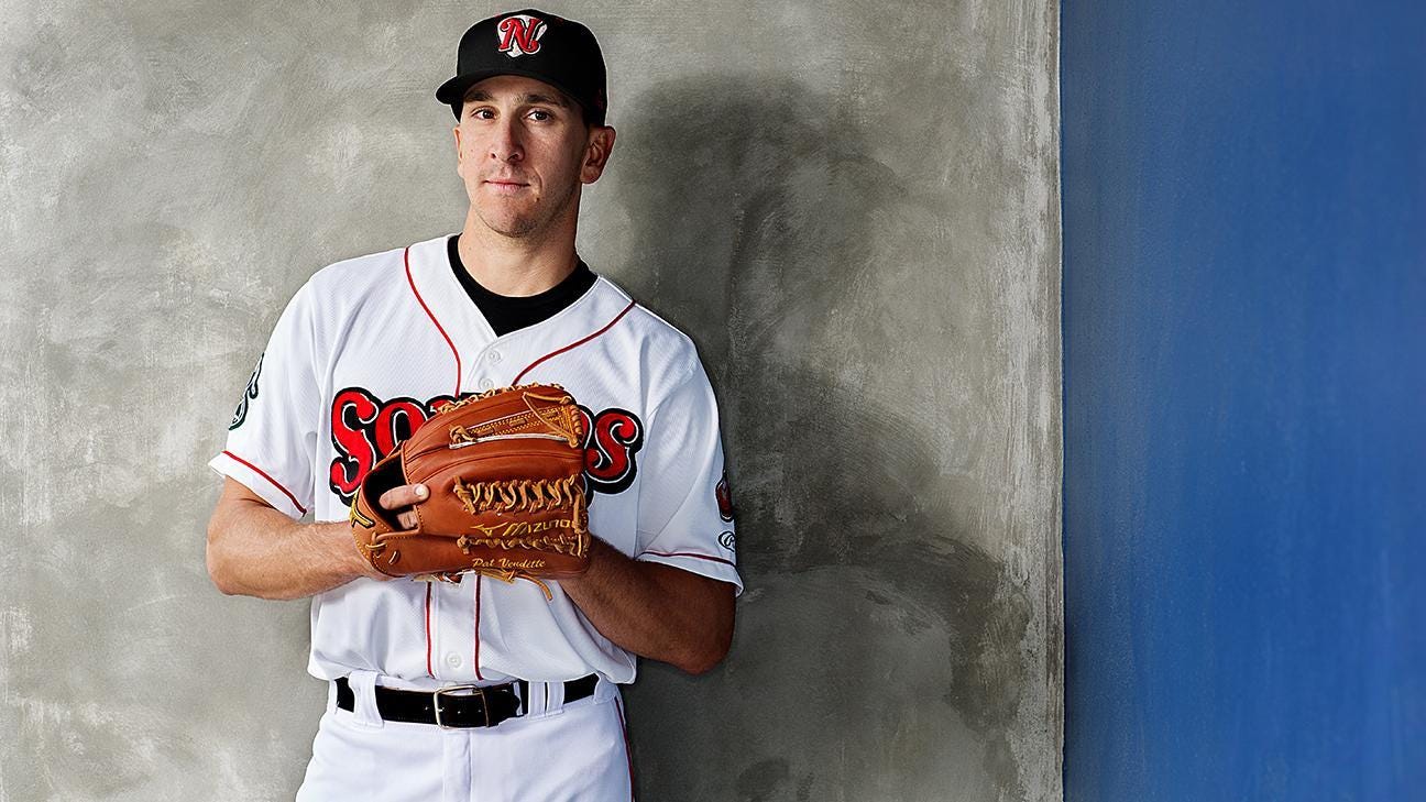 Ambidextrous Nashville Sounds pitcher Pat Venditte has the rarest of MLB  skills